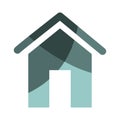 Home house silhouette icon