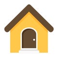 Home House Simple Modern Icon on White