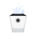 home humidifier air cartoon vector illustration