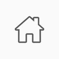 Home icon, house, hearth, accommodation, room, rest, hostel, apartment