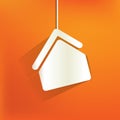 Home icon,flat design Royalty Free Stock Photo