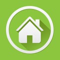 Home icon great for any use. Vector EPS10. Royalty Free Stock Photo
