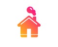 Home icon. House sign. Vector Royalty Free Stock Photo