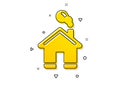 Home icon. House sign. Vector Royalty Free Stock Photo
