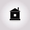 Home Icon in trendy flat style isolated on grey background. Homepage symbol for your web site design, logo, app, UI Royalty Free Stock Photo