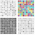 100 home icons set vector variant Royalty Free Stock Photo