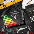 Home Improvement Concept - Energy Efficiency Royalty Free Stock Photo