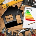Home Improvement Concept - Energy Efficiency Royalty Free Stock Photo