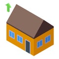 Home improvement icon isometric vector. House renovation Royalty Free Stock Photo