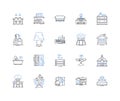 Home improvement line icons collection. Renovation, Refurbishment, Remodeling, Upgrade, Revamp, Redesign, Repair vector