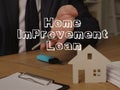 Home improvement loan is shown on the conceptual photo