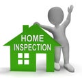 Home Inspection House Shows Examine Property Royalty Free Stock Photo