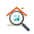 Home Inspection icon Royalty Free Stock Photo