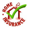 Home Insurance concept Royalty Free Stock Photo