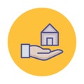 Home insurance Isolated Vector icon which can easily modify or edit Royalty Free Stock Photo