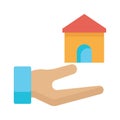 Home insurance Isolated Vector icon which can easily modify or edit Royalty Free Stock Photo