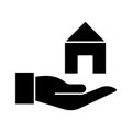 Home insurance Isolated Vector icon which can easily modify or edit Royalty Free Stock Photo