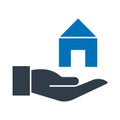 Home insurance Isolated Vector icon which can easily modify or edit Royalty Free Stock Photo