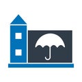 Home insurance Isolated Vector icon which can easily modify or edit Royalty Free Stock Photo