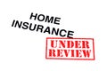 Home Insurance Under Review Royalty Free Stock Photo