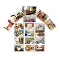 Home Interior Collage Royalty Free Stock Photo