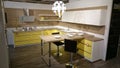 Home interior design: modern kitchen furniture