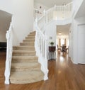 Home interior, staircase Royalty Free Stock Photo