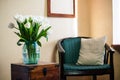 Home interior, vintage chair Royalty Free Stock Photo