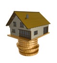 Home investment icon Royalty Free Stock Photo