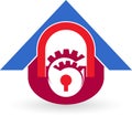 Home key logo Royalty Free Stock Photo