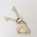 Home key on tabel. Concept for real estate busines Royalty Free Stock Photo