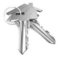 Home Keys Shows House Security Or Locked Royalty Free Stock Photo