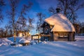 A home in Kiruna, Sweden Royalty Free Stock Photo