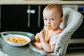 home in the kitchen little boy boy eating spaghetti
