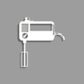 Home kitchen mixer. Vector icon. Conditional vector image Royalty Free Stock Photo