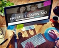 Home Learning Webpage Search Engine Concept Royalty Free Stock Photo