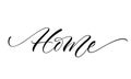 Home Lettering