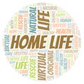 Home Life word cloud