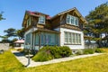 Home of lightkeeper of Point Cabrillo Lighthouse Royalty Free Stock Photo