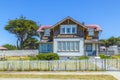 Home of lightkeeper of Point Cabrillo Lighthouse Royalty Free Stock Photo