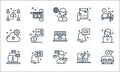 home line icons. linear set. quality vector line set such as rest time, mails, emails, wifi, email, cloud, notification, envelope