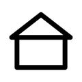 Home Line Style vector icon which can easily modify or edit