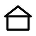 Home Line Style vector icon which can easily modify or edit