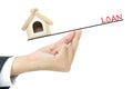 Home loan concept Royalty Free Stock Photo