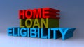 Home loan eligibility on blue