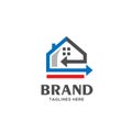 Home loan logo, Real estate vector logo