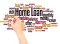 Home Loan word cloud hand writing concept Royalty Free Stock Photo