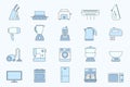 Home machines Icons set 05-02 Royalty Free Stock Photo