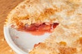 Home made apple and strawberry pie Royalty Free Stock Photo