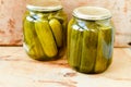 Home made pickled cucumber